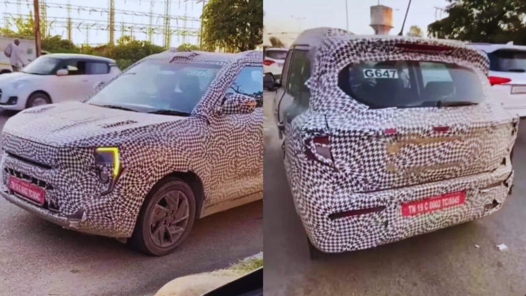 Mahindra XUV300 Facelift Spy Photos2