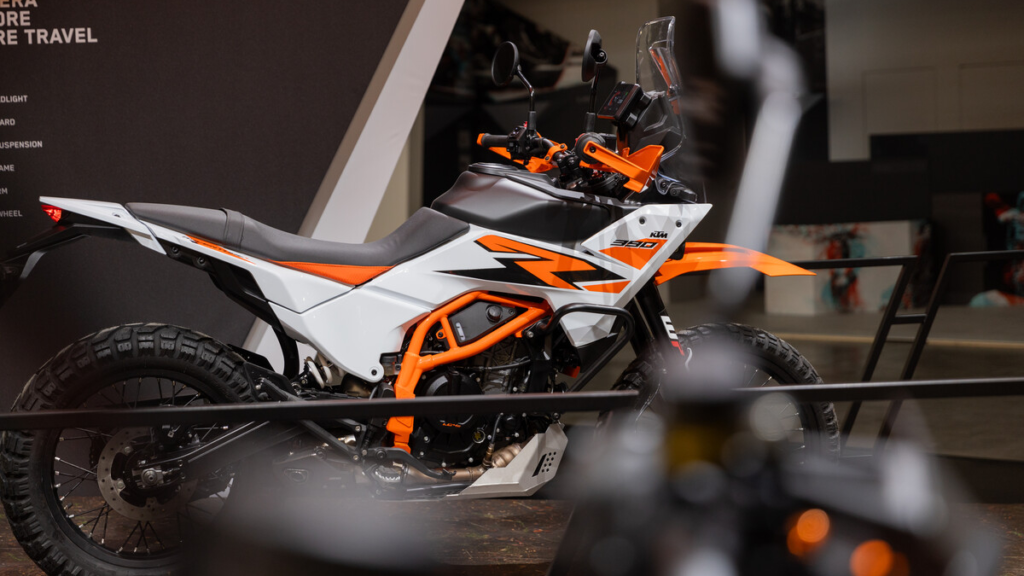 KTM 390 Adventure at EICMA (Image: KTM)