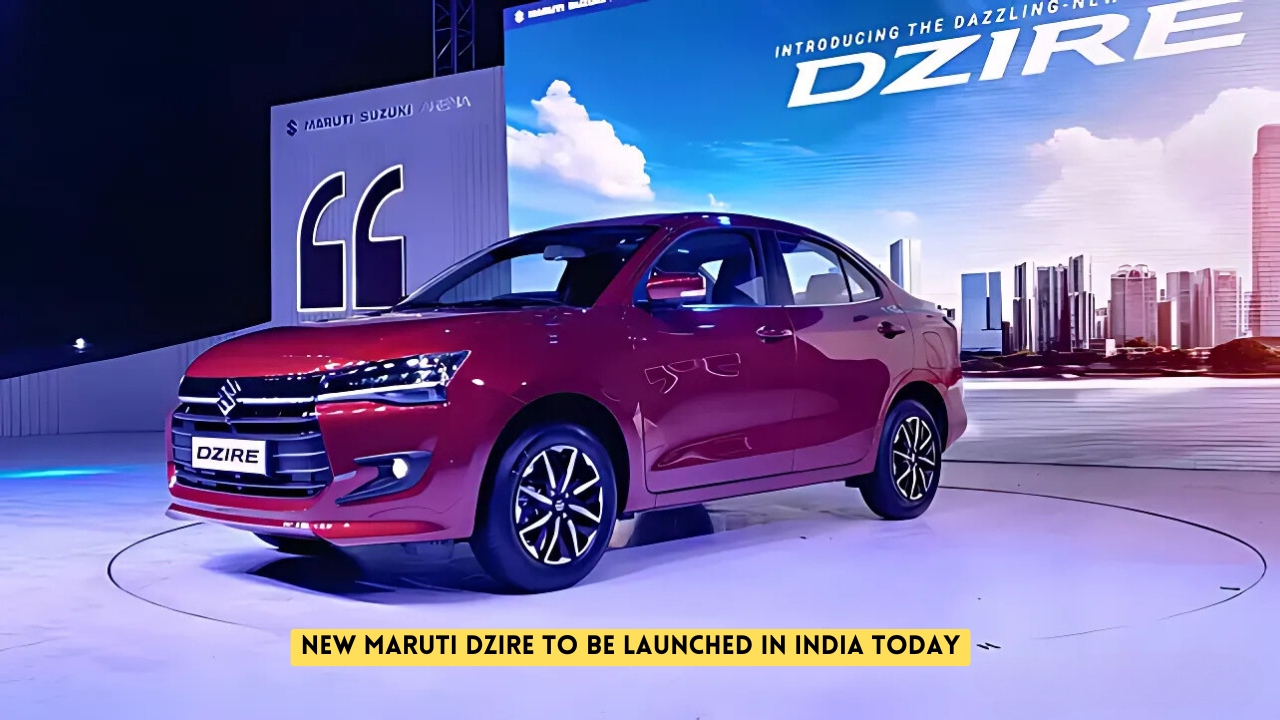 New Maruti Dzire to be Launched in India Today